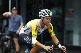Luke Plapp a remporté la 8e étape du Giro samedi KEYSTONE/EPA AAP/CON CHRONIS